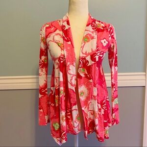 🌸Lilly Pulitzer Katia Wrap Sweater Cherry Begonia